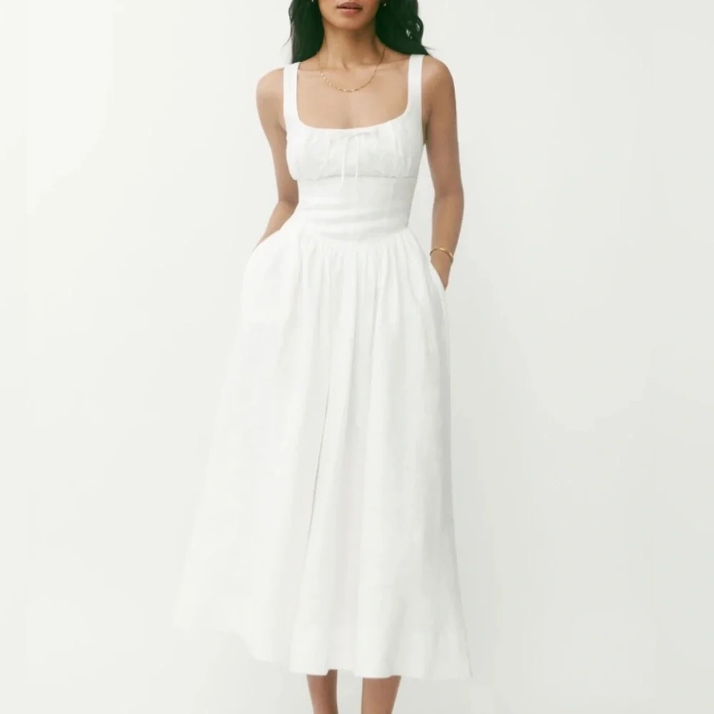 Reformation Balia Linen Dress - Picture 1 of 4
